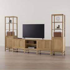 rattan storage a console