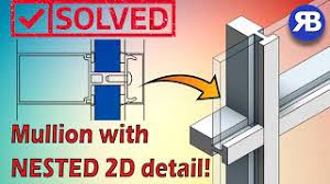 create curtain wall mullions