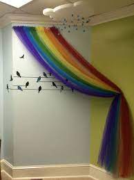 awesome rainbow wall decoration ideas