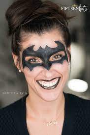 simple batman halloween makeup ashley