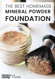 homemade mineral makeup foundation