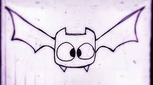 how to draw a cute cartoon bat easy