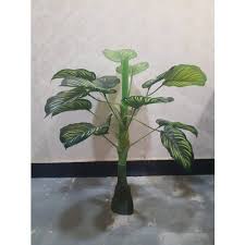 green artificial money plant for home