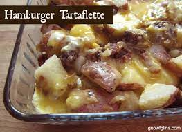 a leftover hamburger tartaflette recipe