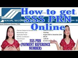 paano uha ng sss prn how to