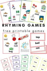 So you're writing a song or a poem and are frustrated from searching for the right rhyme? Three Reading Rhyming Games For Kids Free Printable 31daysoflearning Worldbookday