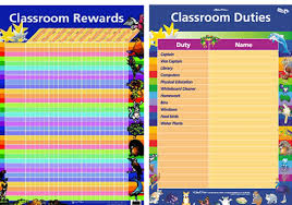 Classroom Rewards Chart Doube Sided