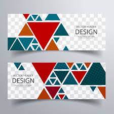 triangle banner free vectors psds