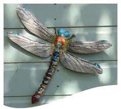 Large Dragonfly Garden Wall Art