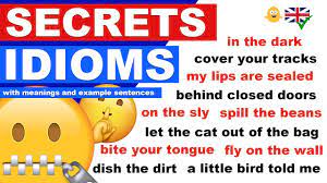 english idioms about secrets