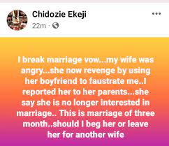 broke marriage vow