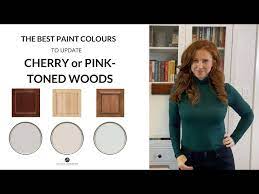 Wood Cabinets Cherry Red Or Pink