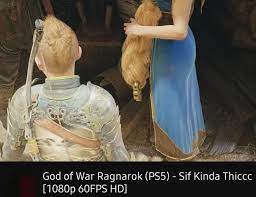 Sif maybe thick but Thor is thicker🗿 : r/GodofWar