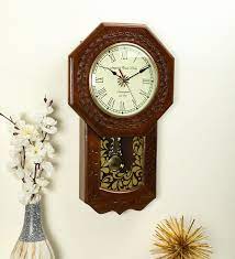Brown Wooden Vintage Pendulum Wall