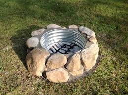 In today's video we are taking a look at how to build a fire pit under $60 dollars and we also give you a option for under $80.materials:retaining wall stone. Small Galvanized Fire Pit Ring Steel Fire Pit Ring Outdoor Fire Pit Fire Pit