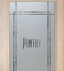 glass pantry door frosted glass door
