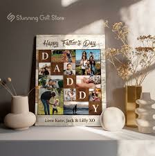 fathers day canvas print daddy photo
