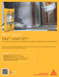 sika level 125 overlayments