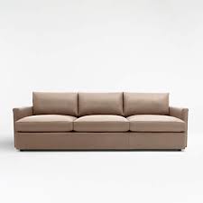 Lounge Deep Leather 3 Seat Grande Sofa