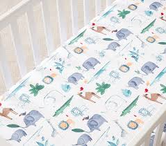 Made from pure organic cotton, this layer is supersoft just for baby. Colby Animal Crib Sheets Pottery Barn Kids