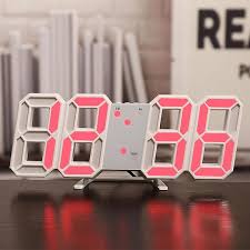 Wall Mounted Alarm Clock Digital Watch