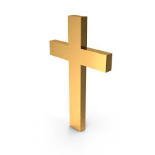 golden christian cross png images