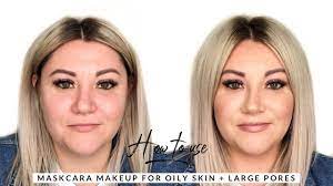 how to wear maskcara makeup with oily