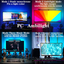 Computer Monitor Led Strip Backlight Light 5v Ws2812b Usb 5050 Rgb Dream Color Pc Kit For Desktop Pc Screen Background Led Strips Aliexpress