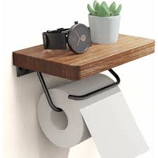 Oilet Toilet Paper Holder With Shelf