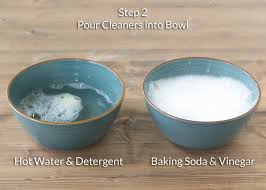 vinegar to clean clogged drains