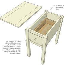 Narrow Cottage End Tables Diy