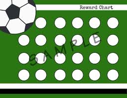 Reward Chart Instant Download Sticker Chart Potty Chat Soccer Chart Boys Chart Printable Instant Printable Chart