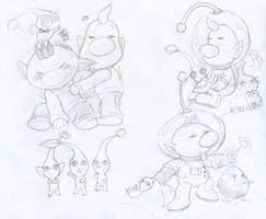 It looks like his pumpkin has won the first prize at the pumpkin. Pikmin By Wishfield On Deviantart Drawing Games Cool Gifs Pure Products