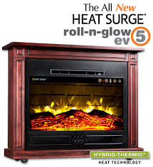 Heat Surge Electric Fireplace Center