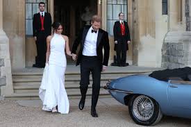 This link is to an external site that may or may not meet accessibility guidelines. Meghan Markle Wore Stella Mccartney To The Royal Wedding S Evening Reception Vox