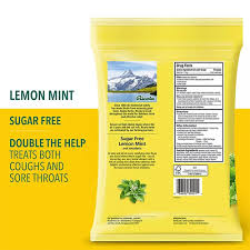 lemon mint herb throat drops