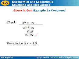 Exponential Equations Inequality