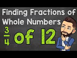 fractions of whole numbers