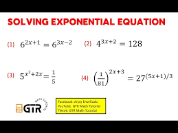 Solving Exponential Equation General