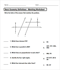 High School Geometry Worksheets Template Business