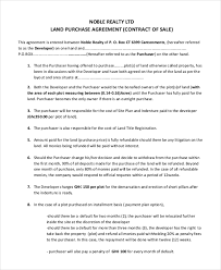 Property Purchase And Sale Agreement Template Ten