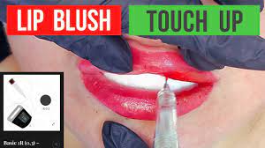 pmu lip blush touch up permanent