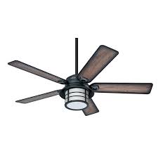 If the room has low ceilings, flush mount fans are the ideal choice. Hunter Key Biscayne 54 In Indoor Outdoor Weathered Zinc Gray Ceiling Fan With Light Kit 59135 The Home Depot