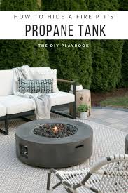 Propane Tank From Your Patio S Fire Pit