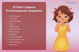 perimenopause common symptoms and