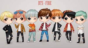 Collection of cute and lovely BTS Chibi images