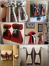 If you have a towel rack in the bathroom, you can level up. Towel Ties Interesting Bathroom Towel Decor Towel Rack Bathroom Hanging Bathroom Towels Display