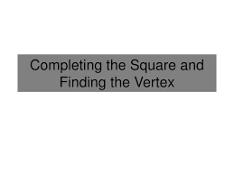 Vertex Powerpoint Presentation