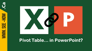 pivot table in powerpoint