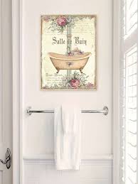 1 pc retro fl bathtub wall poster